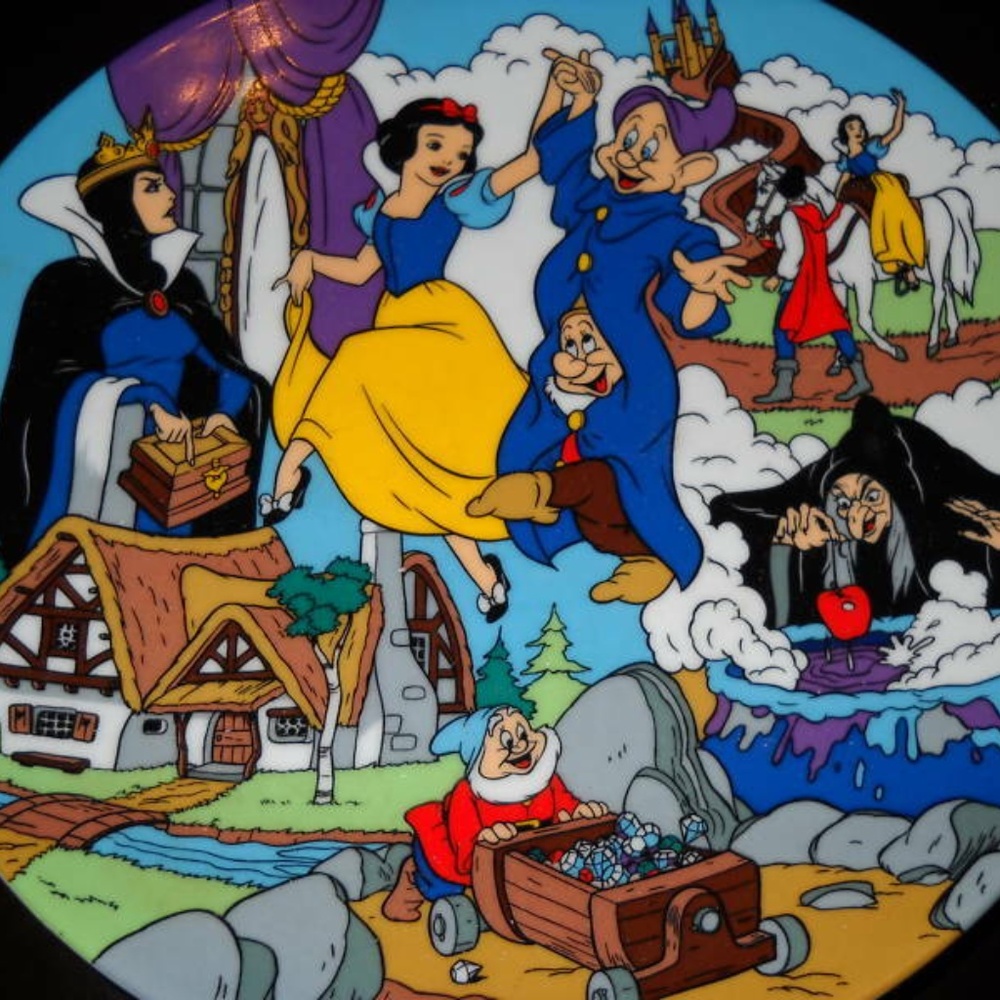 Disney Collection Snow White Seven Dwarfs 5 Plates